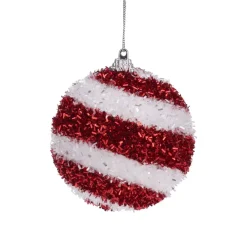 Confezione di 3 palline di Natale (Ø80 mm) Nébuleuse Rosso