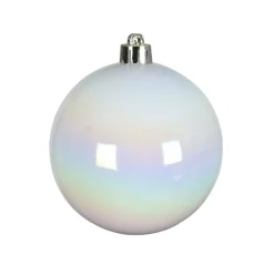 Confezione di 12 palline di Natale (D60 mm) Alpine Bianco perlato