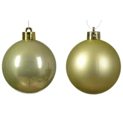 Confezione di 12 palline di Natale (D60 mm) Alpine Pistacchio