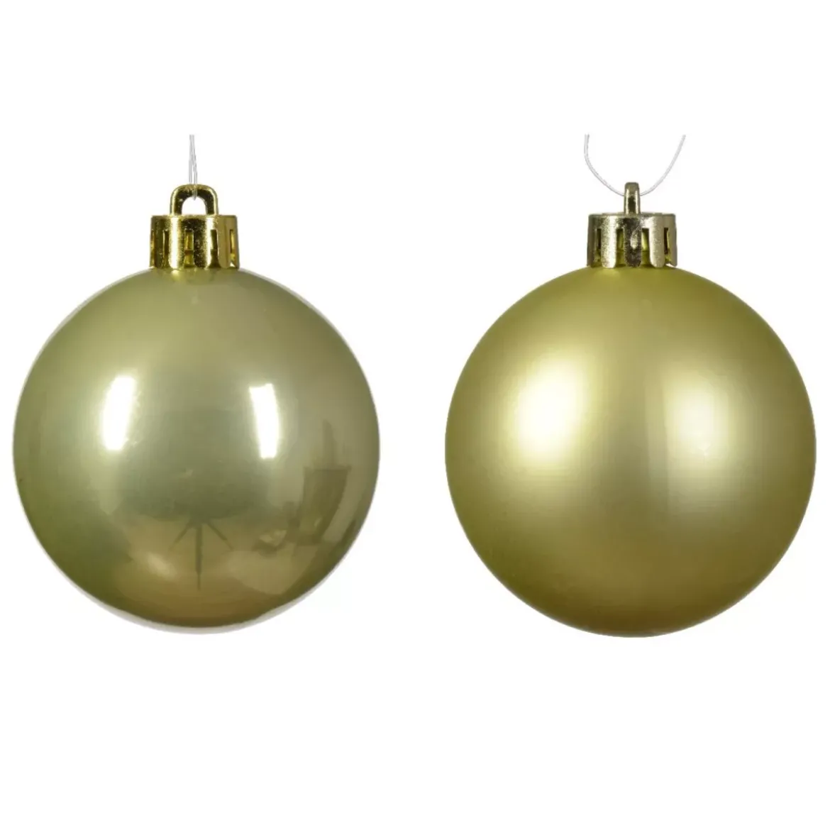 Confezione di 12 palline di Natale (D60 mm) Alpine Pistacchio