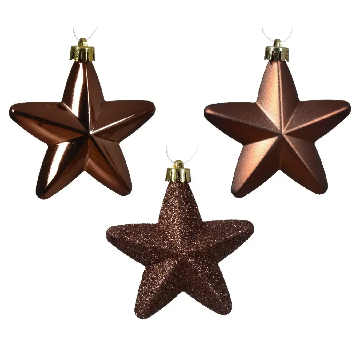 Confezione di 6 stelle di Natale da appendere Alpine Caffè