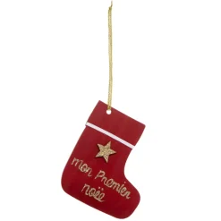 Confezione di 3 stivali Primo Natale Rosso
