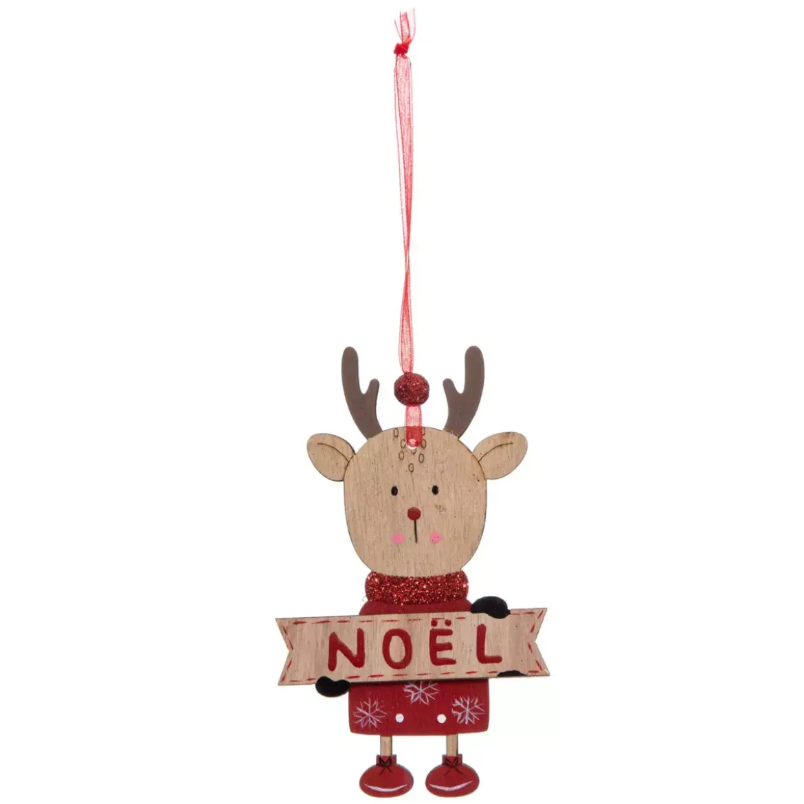 Confezione di 3 stivali Primo Natale Rosso