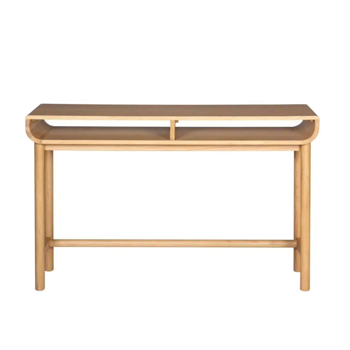 Consolle 2 nicchie in rovere massiccio (120 x 76 cm) Tulum Naturale