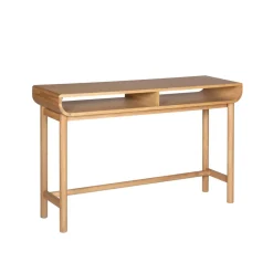 Consolle 2 nicchie in rovere massiccio (120 x 76 cm) Tulum Naturale