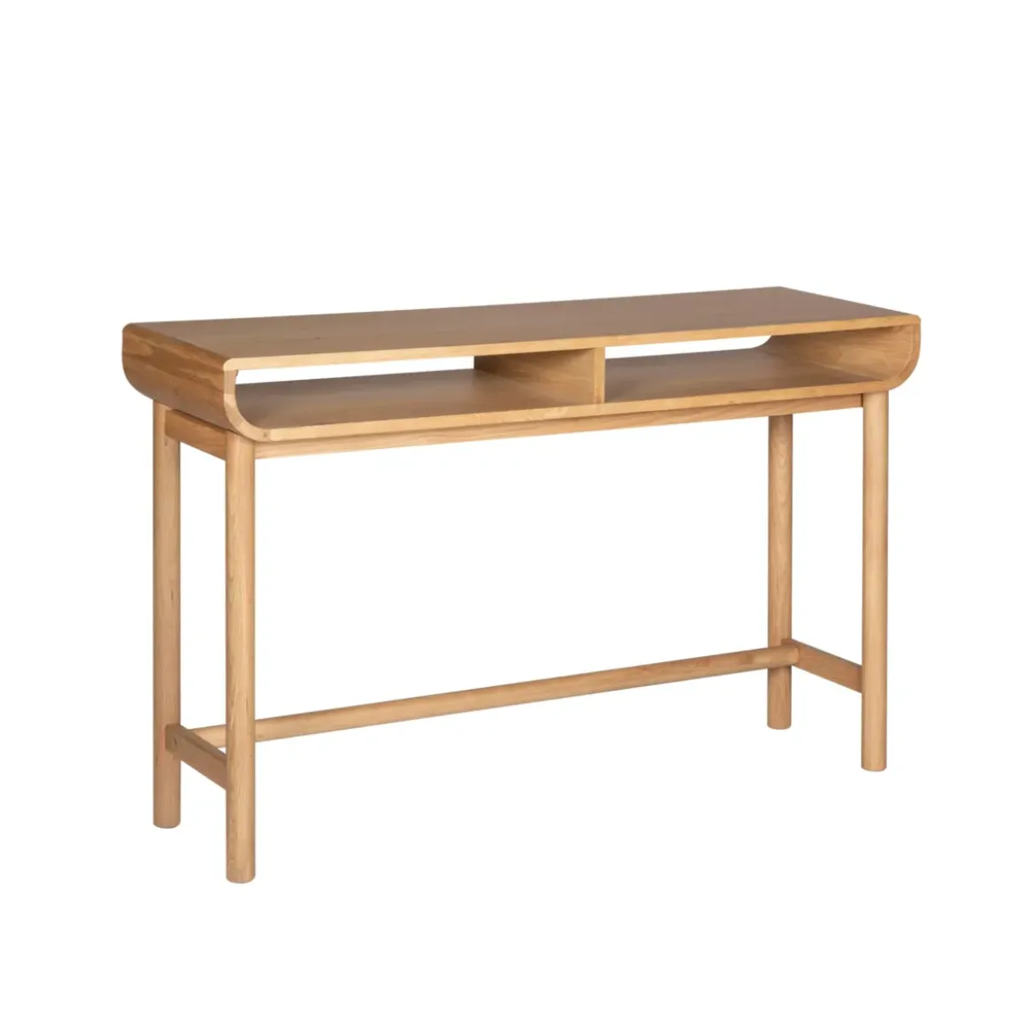 Consolle 2 nicchie in rovere massiccio (120 x 76 cm) Tulum Naturale