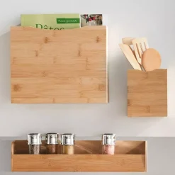 Contenitore magnetico per utensili Siao Marrone naturale