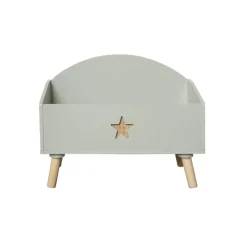 Contenitore porta giocattoli bambino legno (H44 cm) Stars Verde