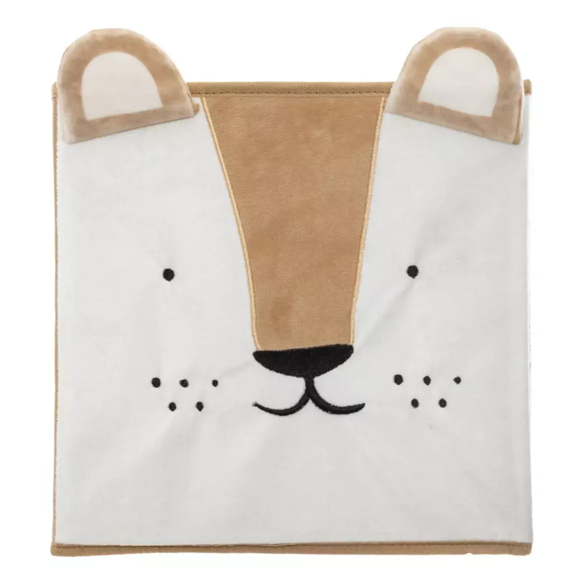 Contenitore portaoggetti bambino (29 x 29 cm) Leone Marrone