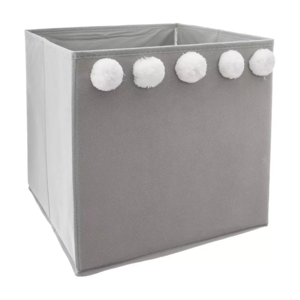 Contenitore portaoggetti bambino (29 x 29 cm) 5 Pon pon Grigio