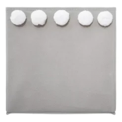 Contenitore portaoggetti bambino (29 x 29 cm) 5 Pon pon Grigio