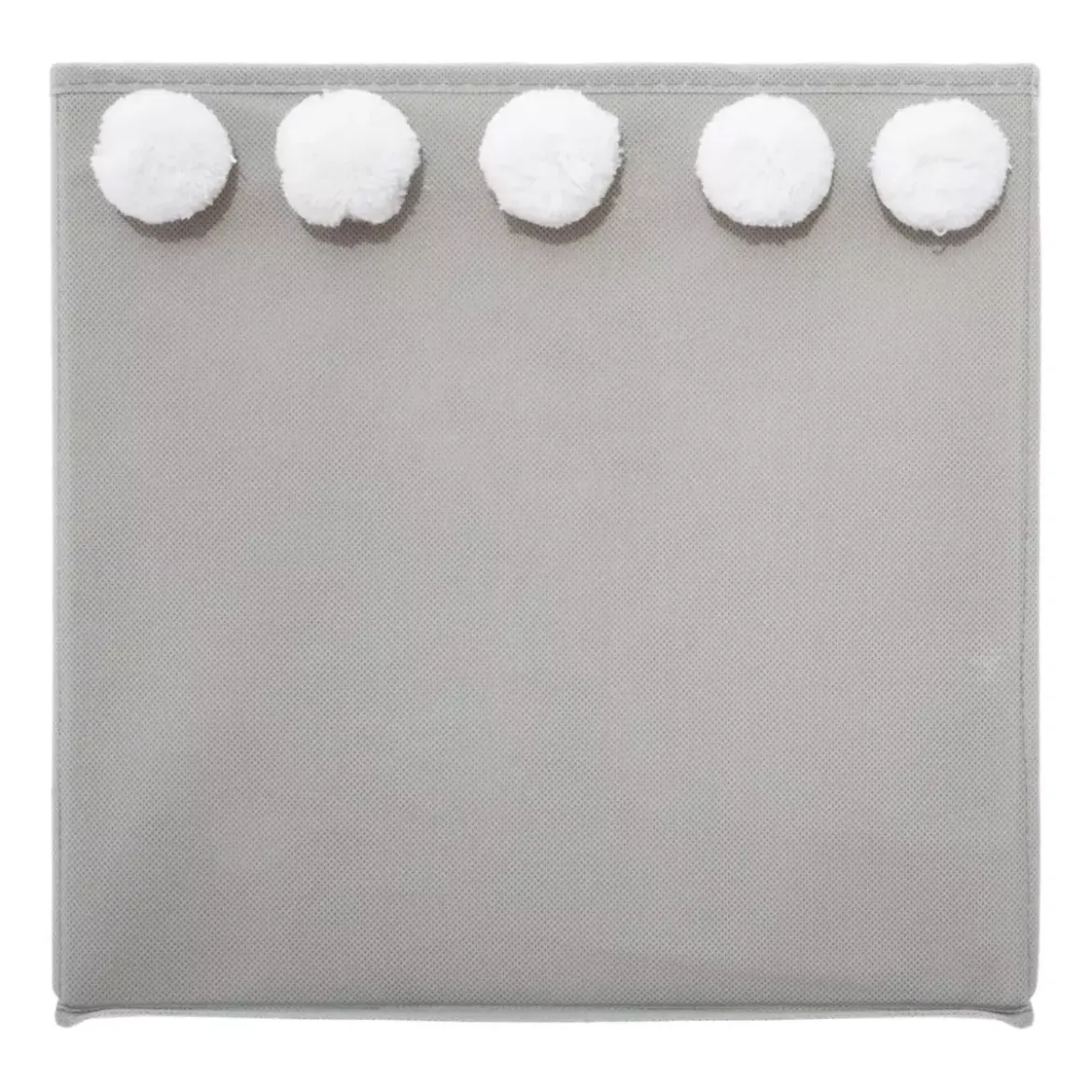 Contenitore portaoggetti bambino (29 x 29 cm) 5 Pon pon Grigio