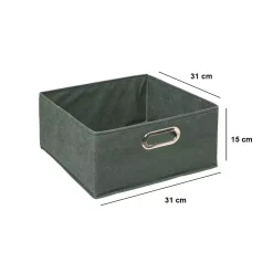 Contenitore portaoggetti (31 x 15 cm) Helena Verde cachi