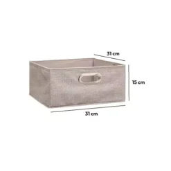 Contenitore (31 x 15 cm) Helena Beige