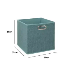 Contenitore (31 x 31 cm) Helena Blu perolio