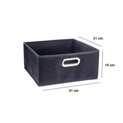 Contenitore (31 x 15 cm) Helena Grigio