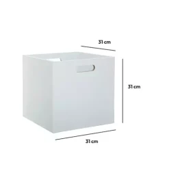 Contenitore (31 x 31 cm) Mano Bianco