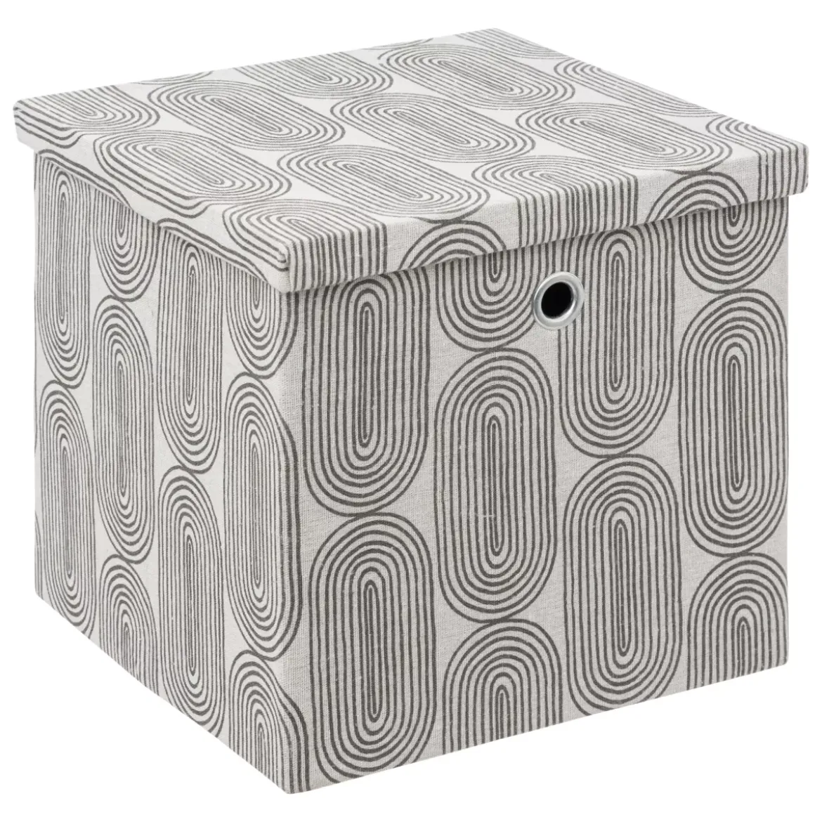 Contenitore (31 x 31 x 31 cm) Rainbow Grigio