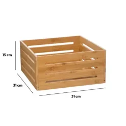 Contenitore (31 x 31 x 15 cm) Siao Naturale