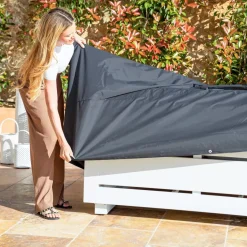 Copertura impermeabile per salotto da giardino (250 x 250 cm) Grigio