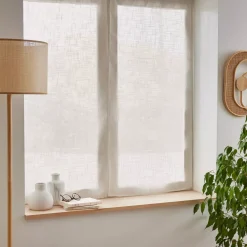 Coppia di tende a effetto lino (60 x 120 cm) Robin Beige