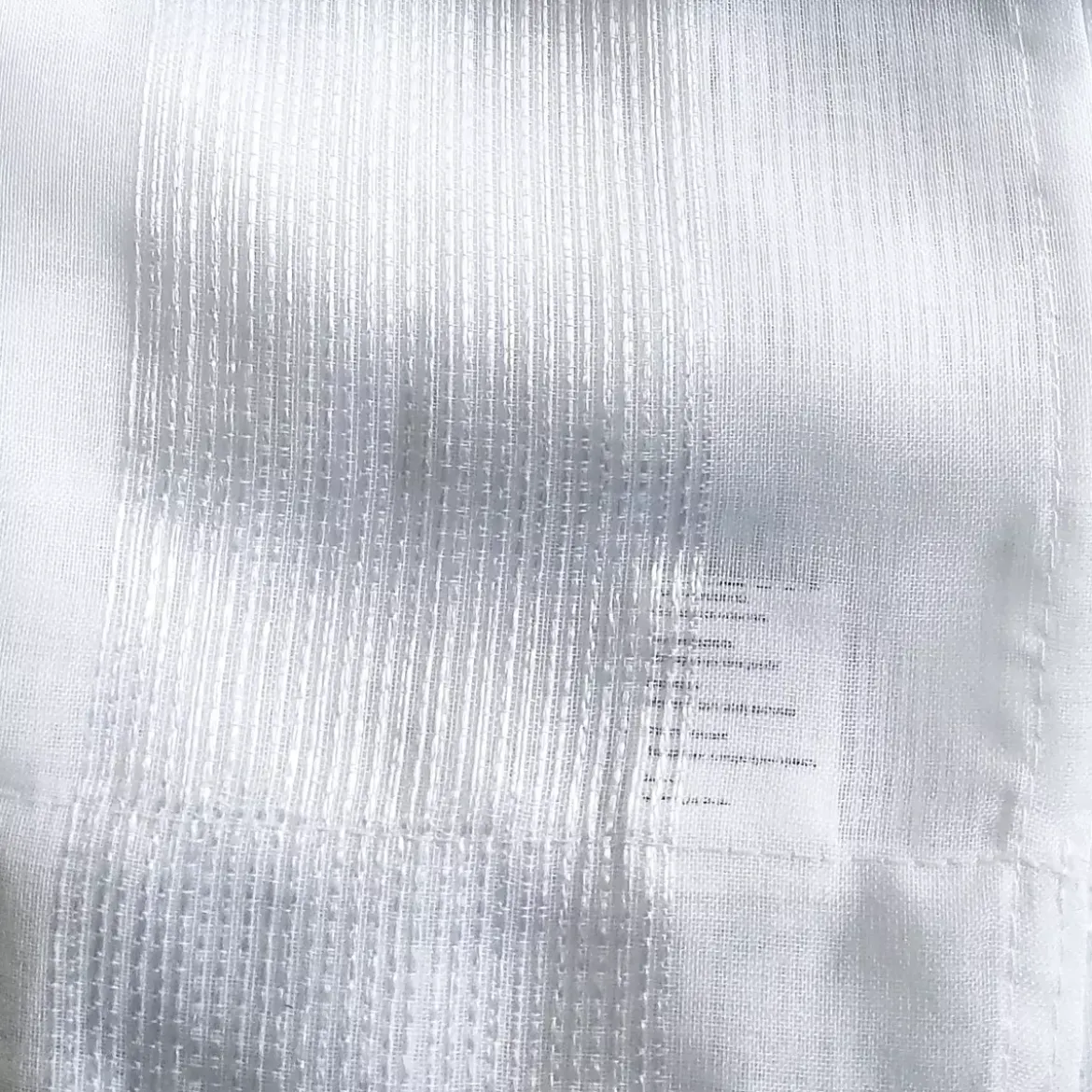Coppia di tendine a vetro (70 x 200 cm) Salina Bianco