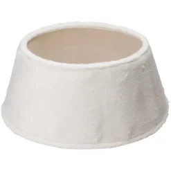 Copribase albero di Natale (D55 cm) Ecopelliccia Bianca