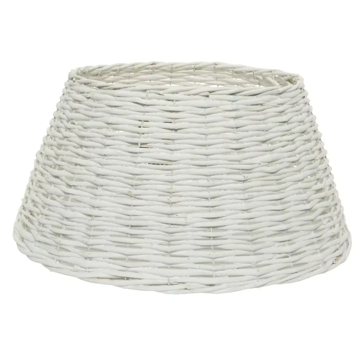 Copri base albero vimini (D57 cm) Salice intrecciato Bianco
