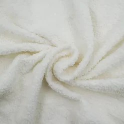 Copridivano effetto bouclé (225 x 245 cm) Laina Ecru
