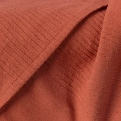 Copriletto cotone (220 x 250 cm) Léa Terracotta