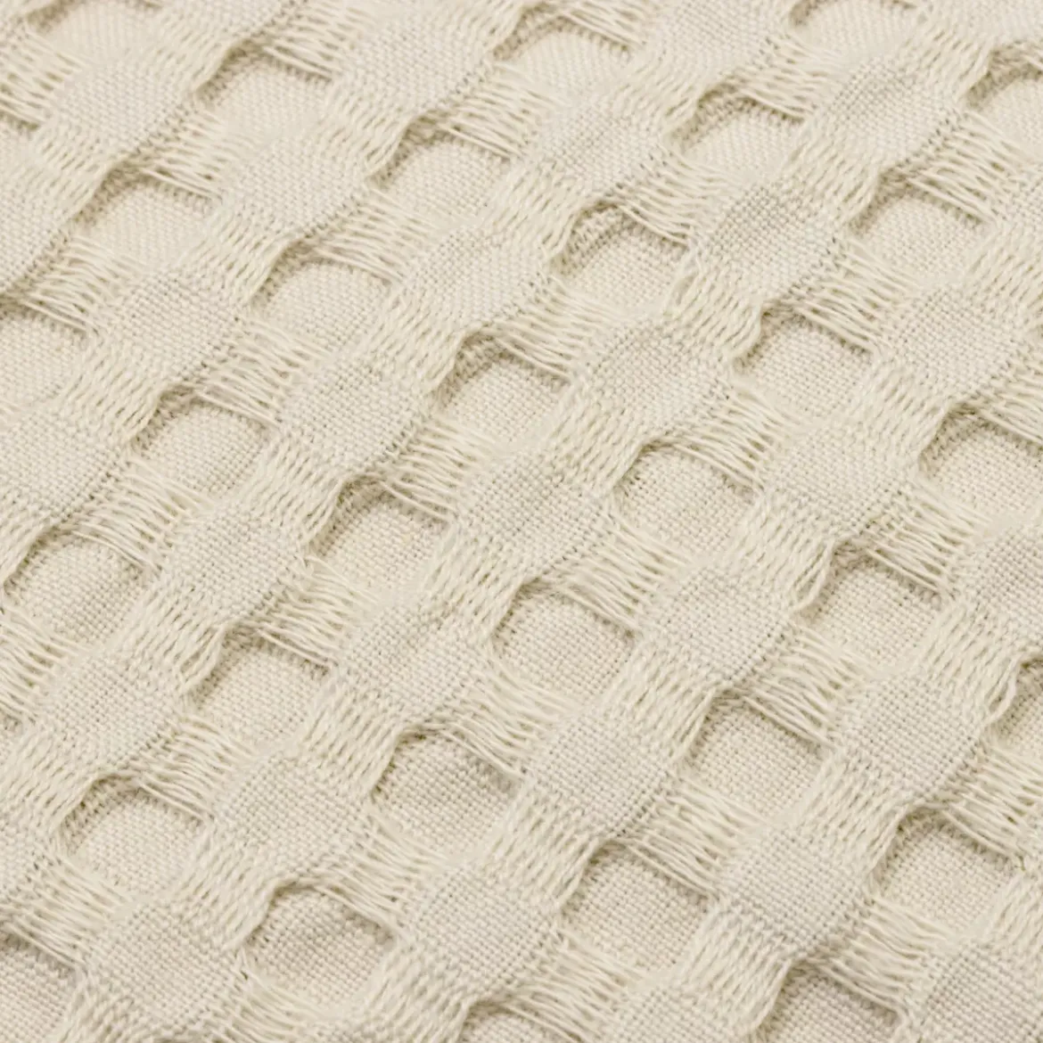 Copriletto cotone nido d'ape (220 x 250 cm) Maya Beige pampa
