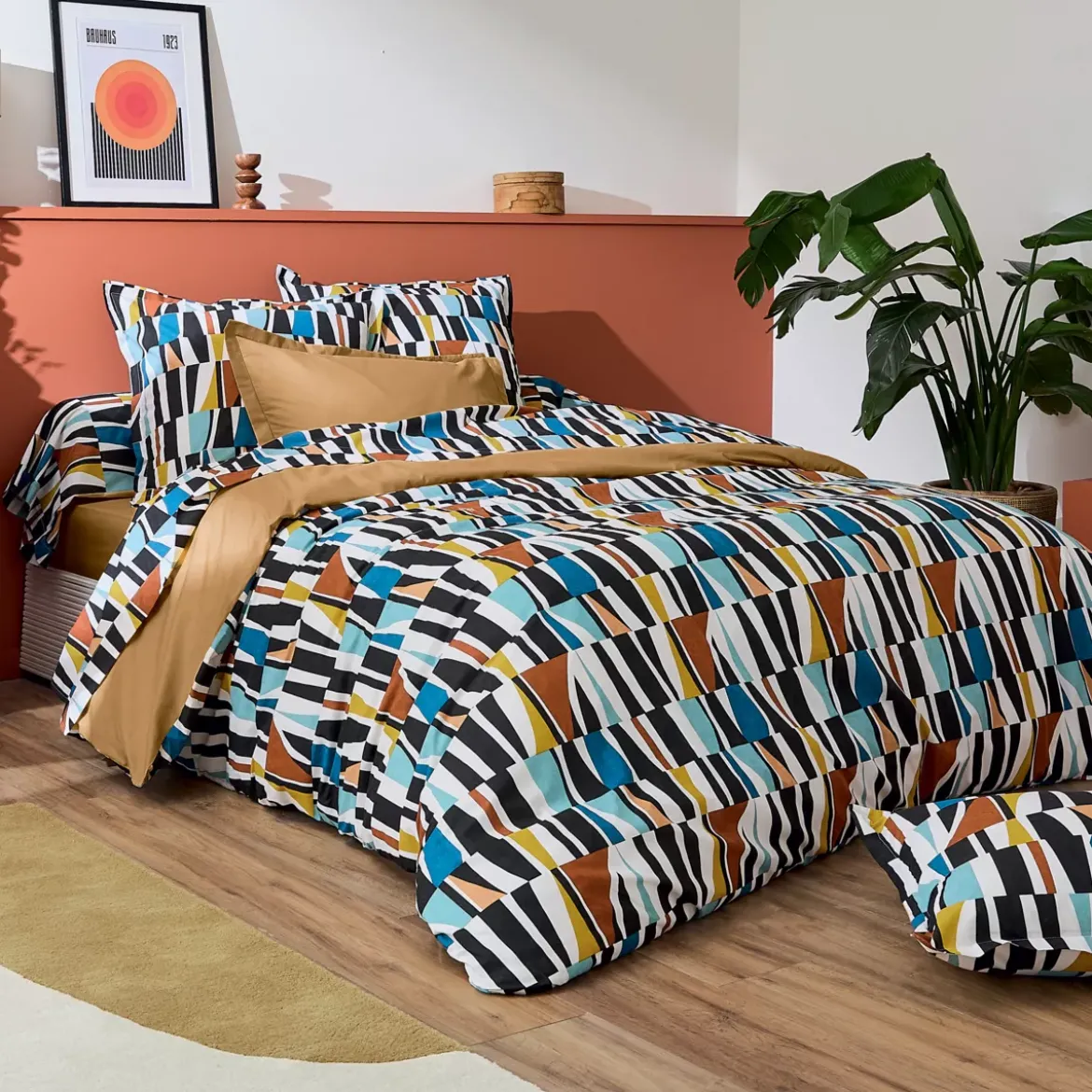 Copripiumino cotone (140 x 200 cm) Pietro Multicolore