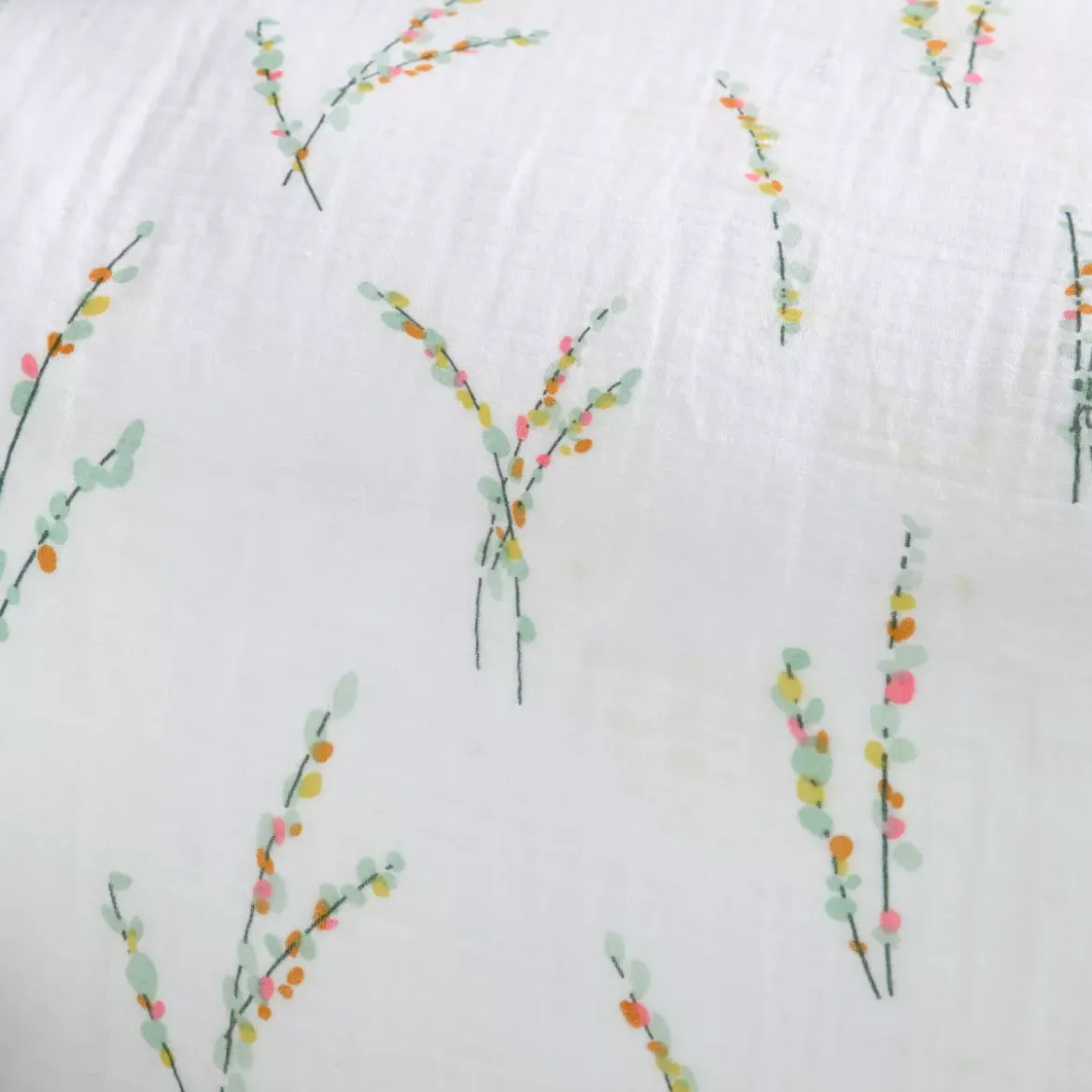 Copripiumino e due federe in doppio cotone gessato (260 x 240 cm) Fleolia Multicolore