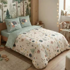Copripiumino e due federe bambino cotone (240 cm) Polisson Multicolore