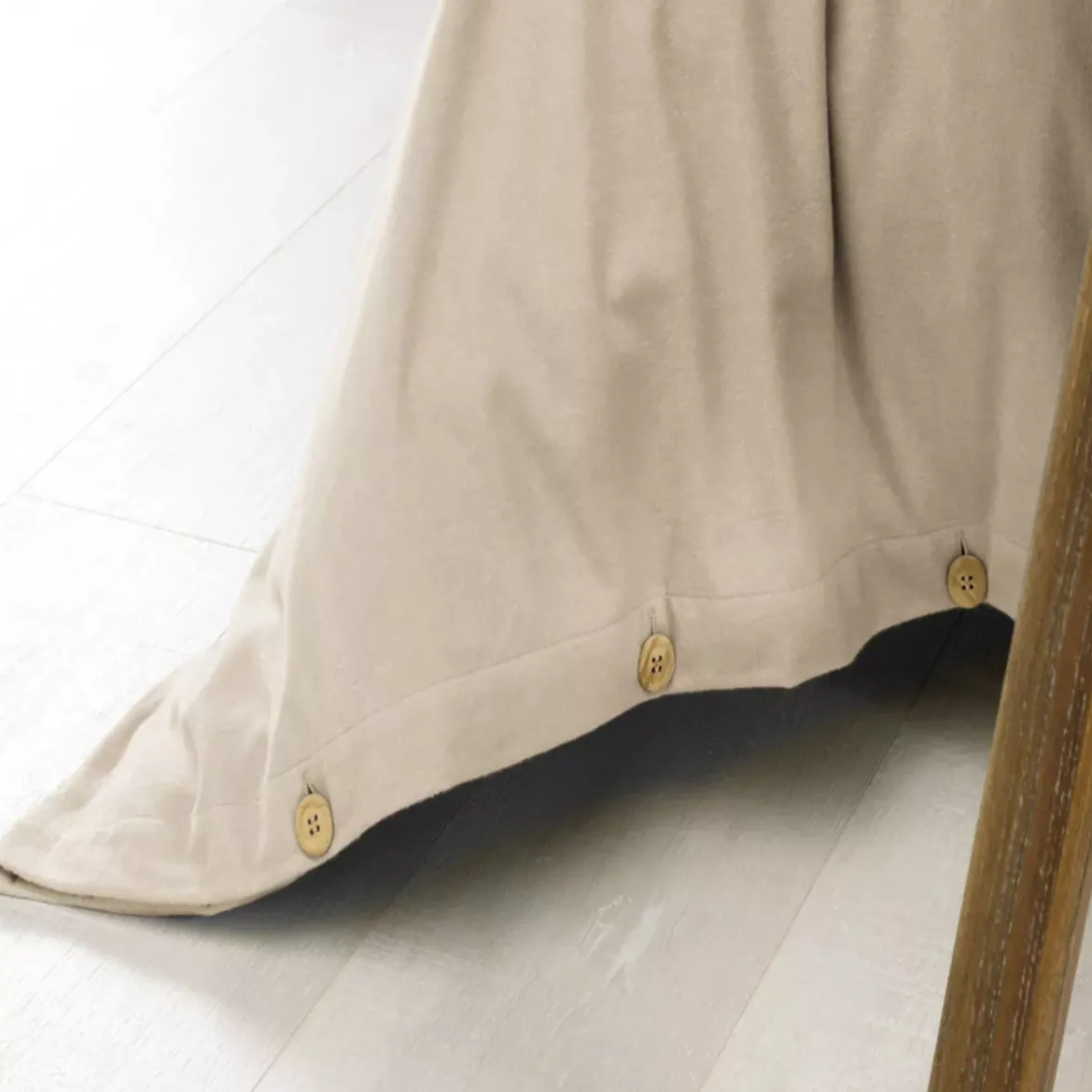 Copripiumino flanella di cotone (140 x 200 cm) Nina Beige