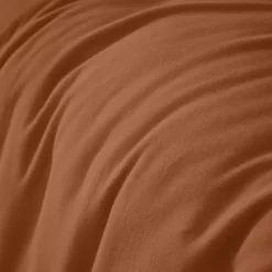 Copripiumino flanella di cotone (240 x 220 cm) Nina Terracotta