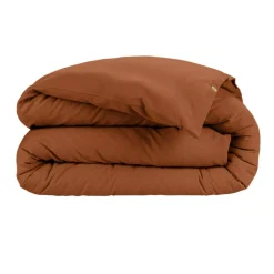 Copripiumino flanella di cotone (240 x 220 cm) Nina Terracotta