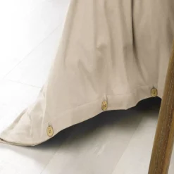 Copripiumino flanella di cotone (260 x 240 cm) Nina Beige