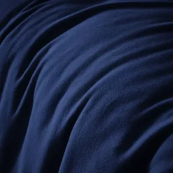 Copripiumino flanella di cotone (280 x 240 cm) Nina Blu navy