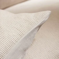 Copripiumino in cotone a nido d'ape (260 x 240 cm) Eva Beige