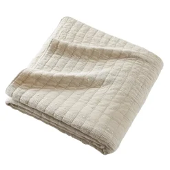 Copripiumino in cotone trapuntato (240 x 260 cm) Lena Beige sabbia