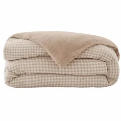 Copripiumino in garza di cotone (240 x 220 cm) Gaïa vichy Corda