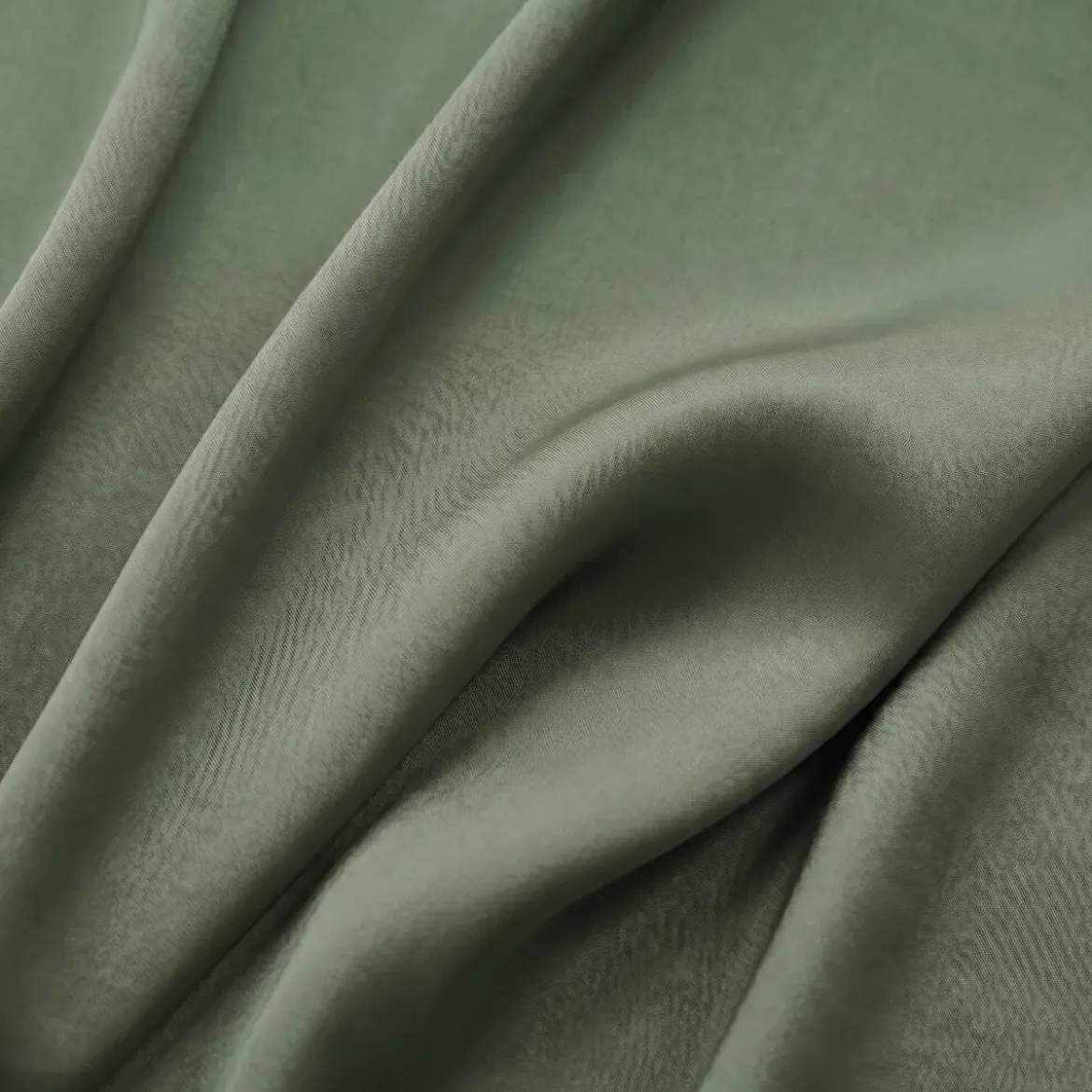 Copripiumino in lyocell Tencel™ lavato (240 x 220 cm) Olivia Verde rosmarino