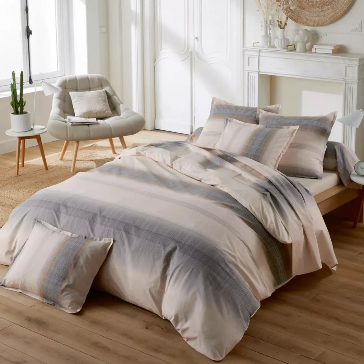 Copripiumino in percalle di cotone (240 x 220 cm) Esteban Rame