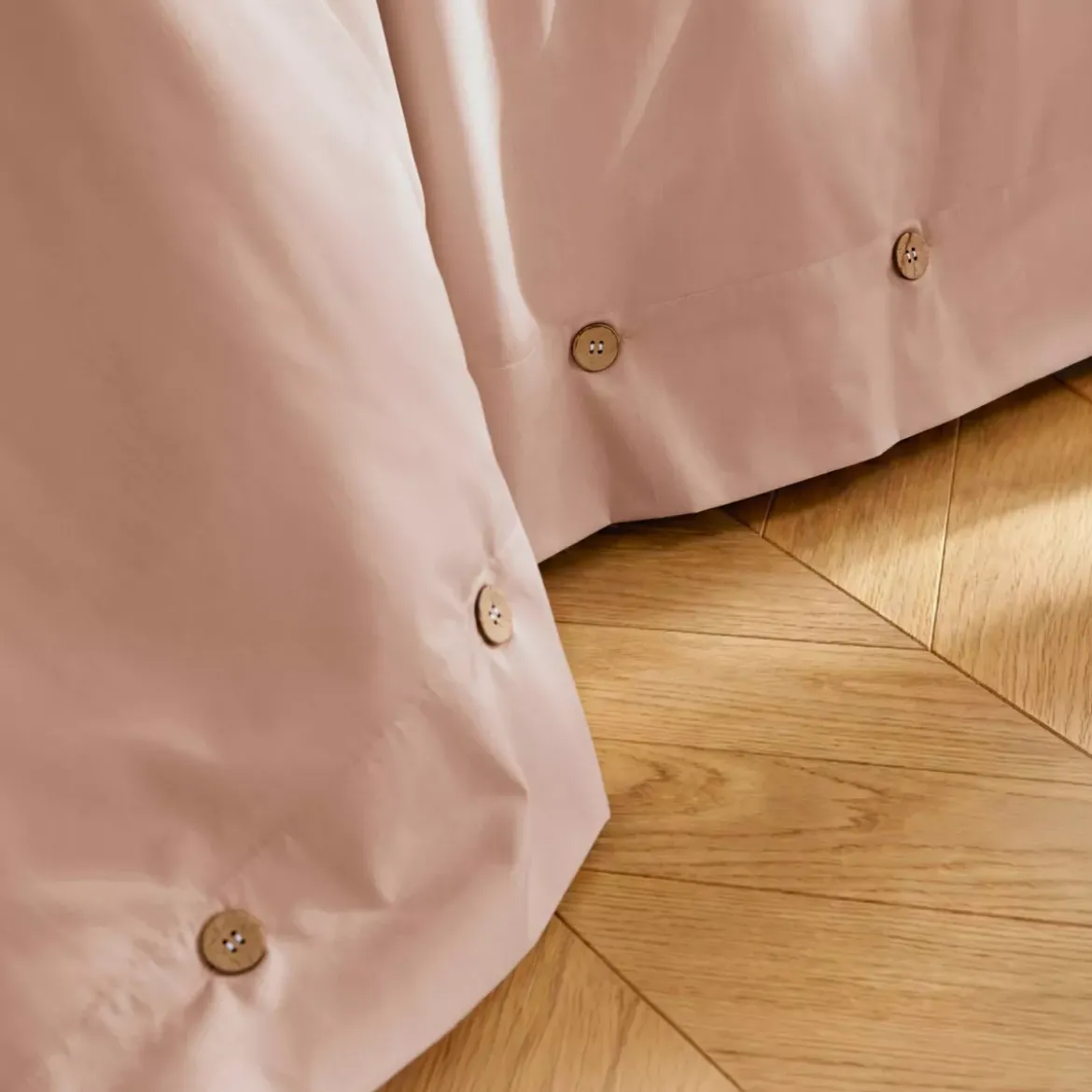 Copripiumino in percalle di cotone (280 x 240 cm) Diane Rose Blush