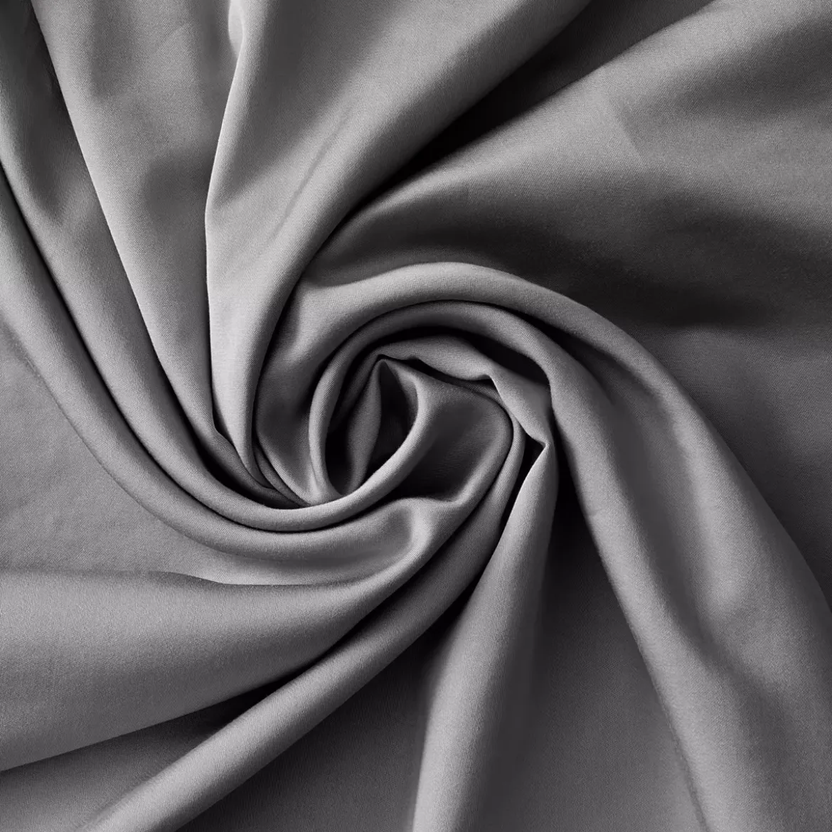 Copripiumino in raso di bambù (260 x 240 cm) Sienna Grigio granito