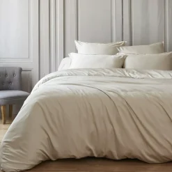 Copripiumino in raso di bambù (280 x 240 cm) Sienna Beige