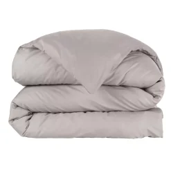 Copripiumino percalle di cotone (240 cm) Cali Grigio chiaro