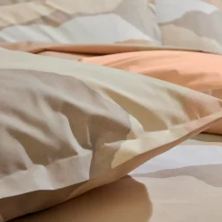 Copripiumino percalle di cotone (280 x 240 cm) Land Beige Gesso