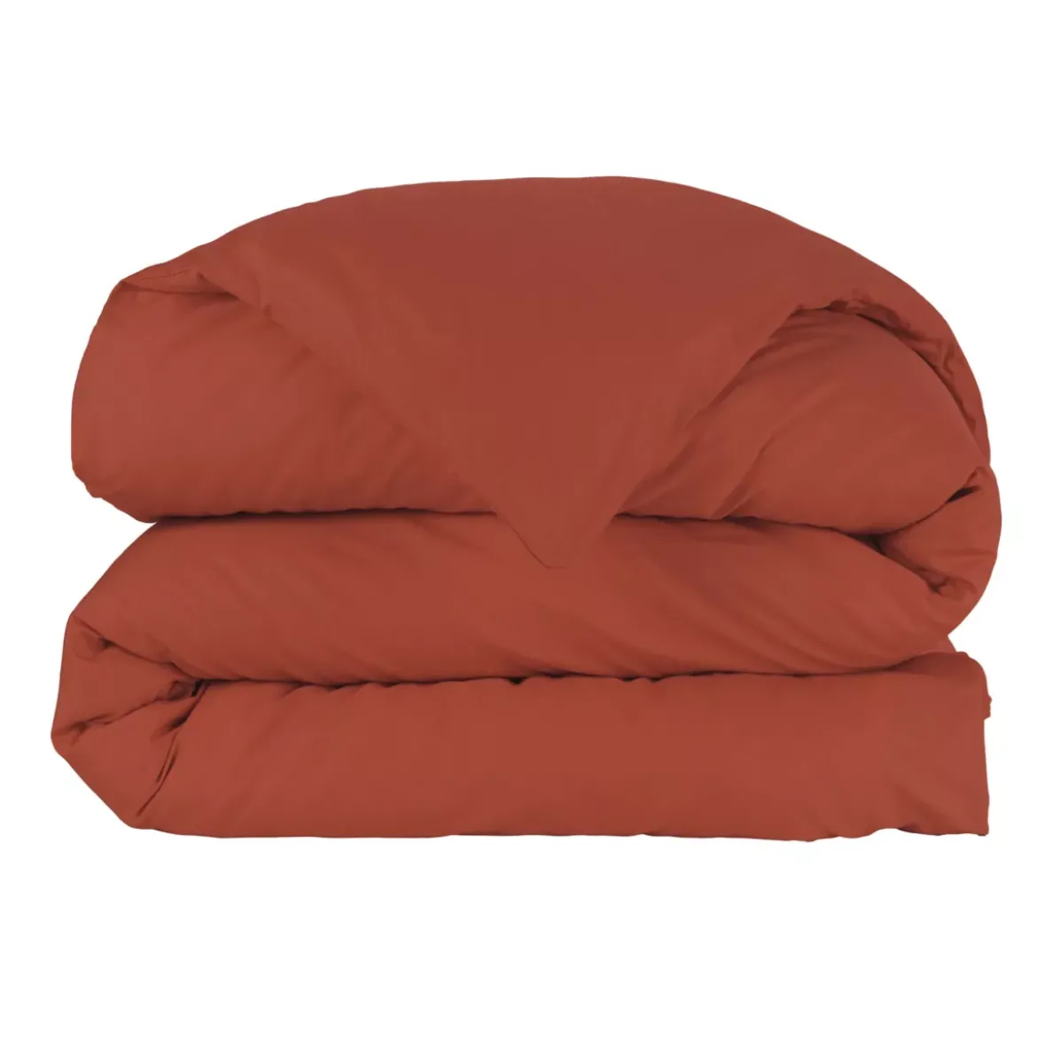 Copripiumino percalle di cotone (140 cm) Cali Terracotta
